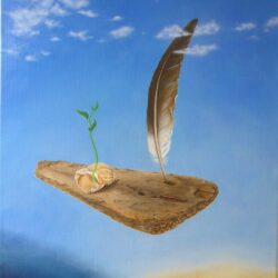 4-Elements-46×61-huile-sur-toile