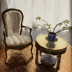 Petit salon- Aquarelle