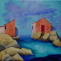 Maisons-sur-le-port-Acrylique-40×40-1